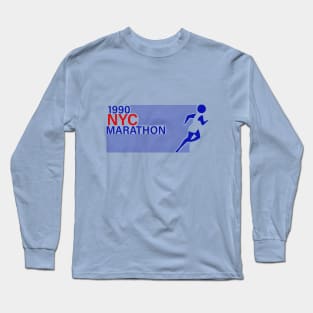 Vintage NYC Marathon 1990 Long Sleeve T-Shirt